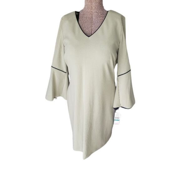 Sharagano V Neck Dress, Sz 16 - Picture 1 of 16